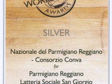 World cheese awards silver per il Parmigiano Reggiano della latteria sociale san giorgio